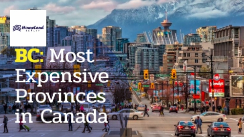 BC Tops the List of the Most Expensive Provinces in Canada